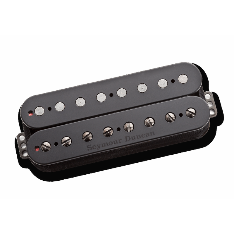 SD 8 String Distortion Bridge PMT Black with Duncan Distortion SH-6 Pickup