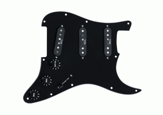 Seymour Duncan STK S10PGD YJM FURY Pickguard Assembly Black Pickup