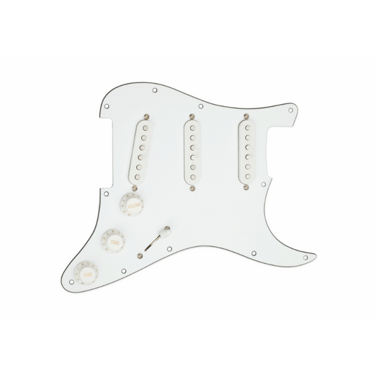 Yngwie Malmsteen Fury Strat Pickguard Assembly White