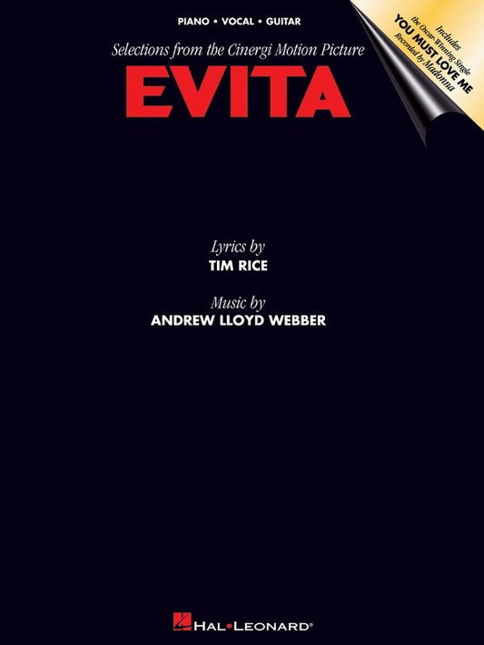 Evita Motion Picture Vocal Selections — Piano/Vocal/Guitar (Hal Leonard)