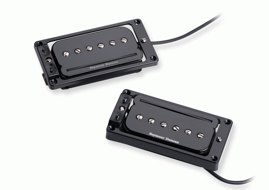 Seymour Duncan P Rails w Flat Triple Shot Set Black Pickup
