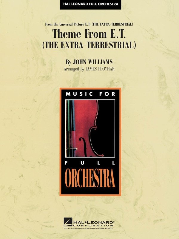 Theme From E T Extra Terrestrial Fo3-4 Sc/Pts (Hal Leonard)