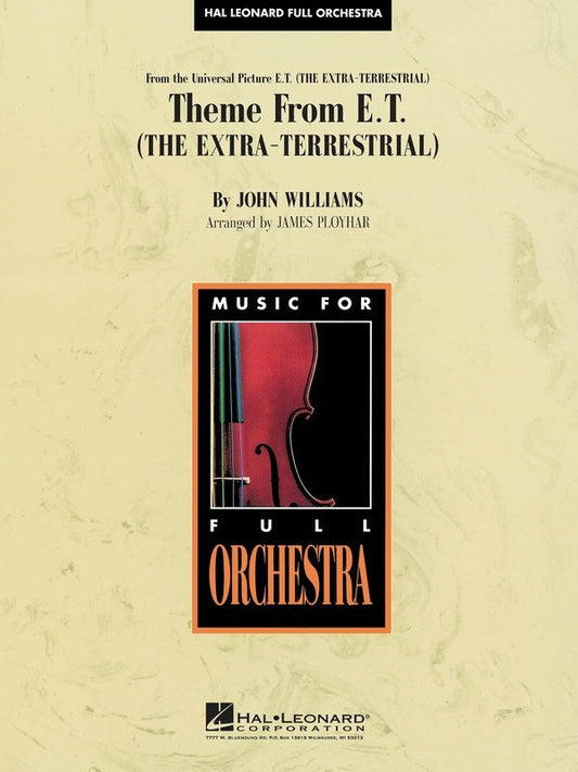 Theme From E T Extra Terrestrial Fo3-4 Sc/Pts (Hal Leonard)