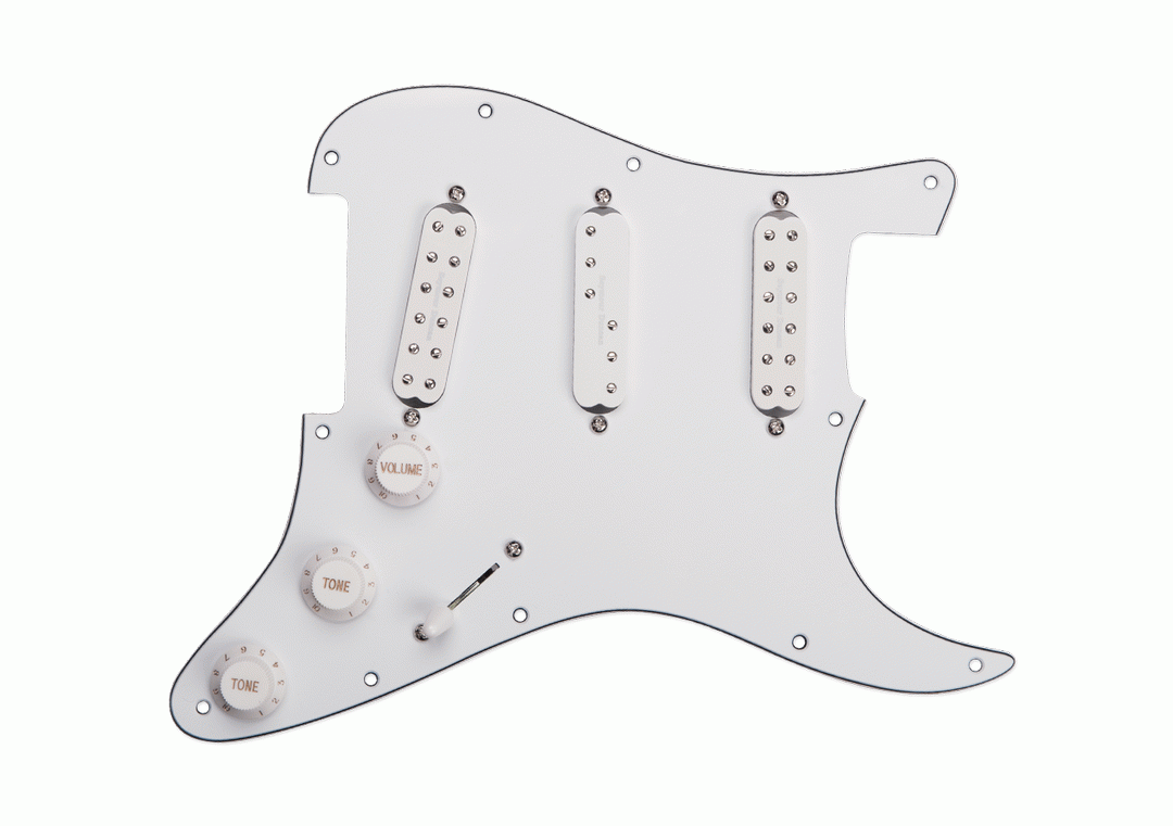 Seymour Duncan Pickguard Assembly Everything Axe White Pickup