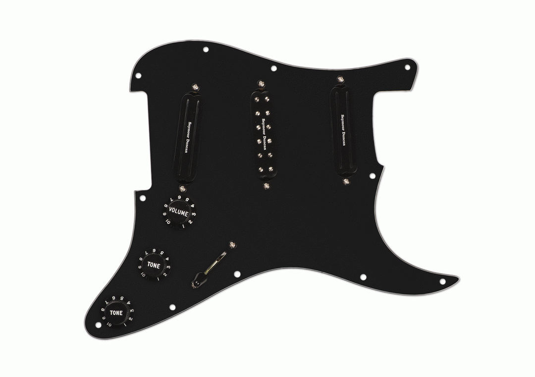 Seymour Duncan Pickguard Assembly Dave Murray Black Pickup