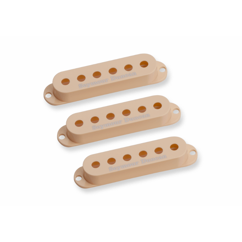 Stratocaster Pickup Covers with Seymour Duncan Logo