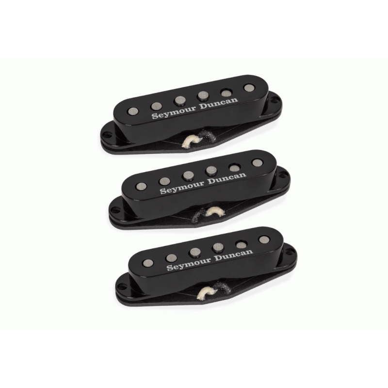 SD Set Scooped Strat Pickups - Black