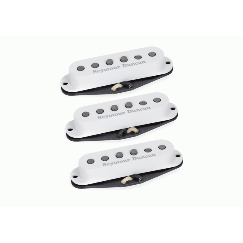 SD Set Scooped Strat White Pickups