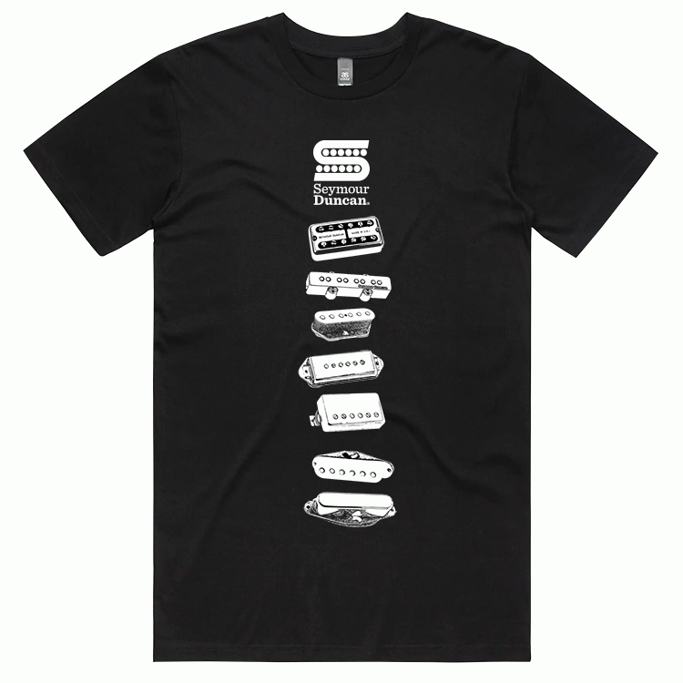 Seymour Duncan SDTD4XXL Stacked Pickups T-Shirt XXL