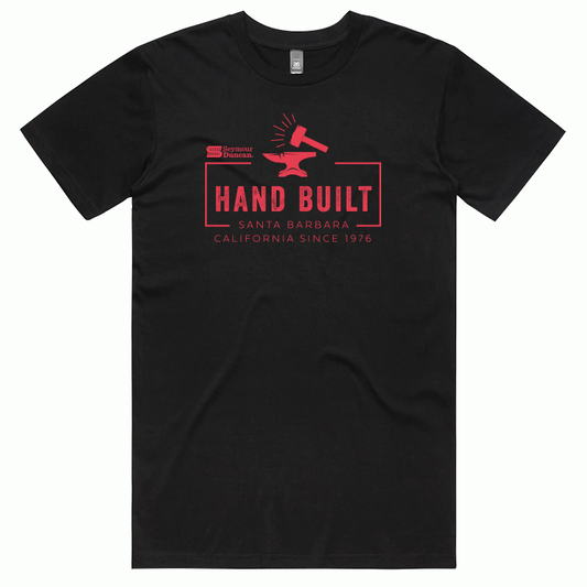 Seymour Duncan SDTD5SM Hand Built Seal T-Shirt Small