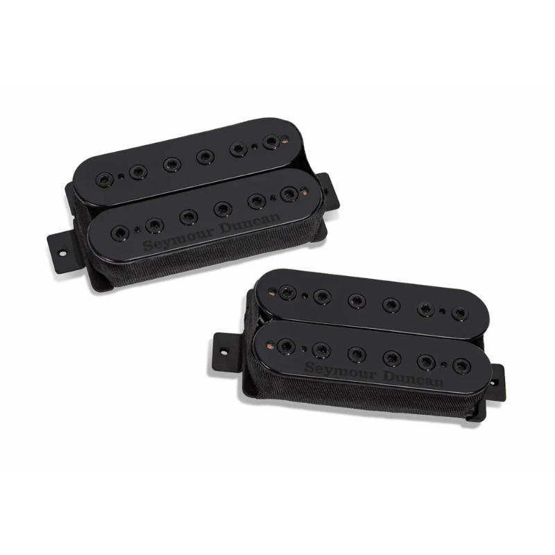 SD Holcomb Set Black - Ceramic Magnet & Alnico 8 Loaded Pickups for Note Definition, Low-End & Mid-Range Focus