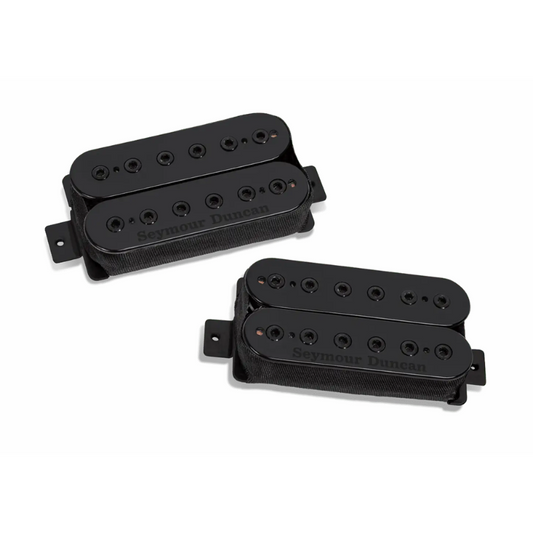 SD Holcomb Set Black - Ceramic Magnet & Alnico 8 Loaded Pickups for Note Definition, Low-End & Mid-Range Focus