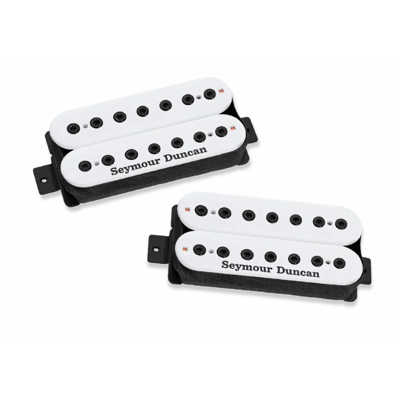 SD Holcomb Signature Set - 7 String White Ceramic Magnet & Alnico 8 Pickup