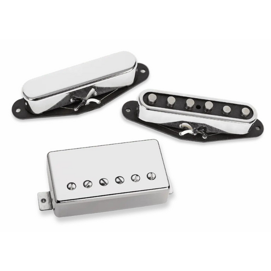 SD Set Lari Basilio Chrome CVR Guitar Pickup Set