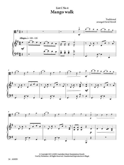 Viola Series 2 Preliminary Grade Book by AMEB — view 4