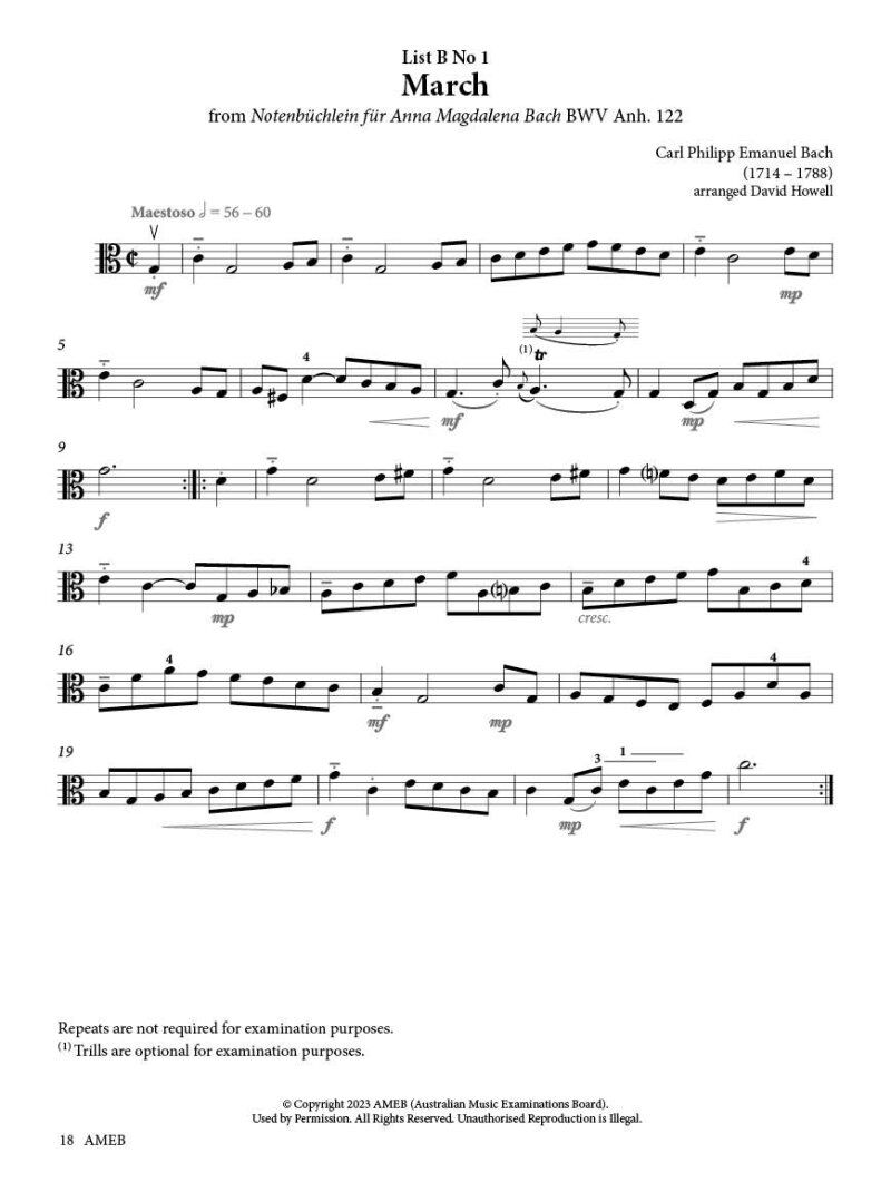 Viola Series 2 Grade 1 Grade Book by AMEB — view 3