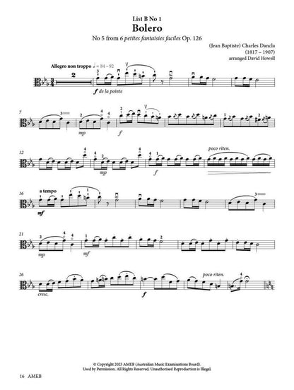 Viola Series 2 Grade 4 Grade Book by AMEB — view 3