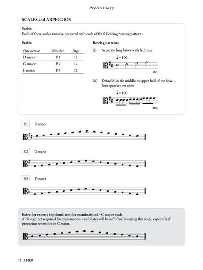 Viola Technical Workbook 2023 AMEB for Comprehensive Examinations — view 3