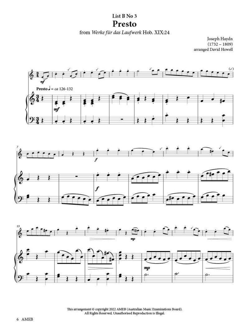 AMEB Flute Series 4 Grade 1 Book — view 4