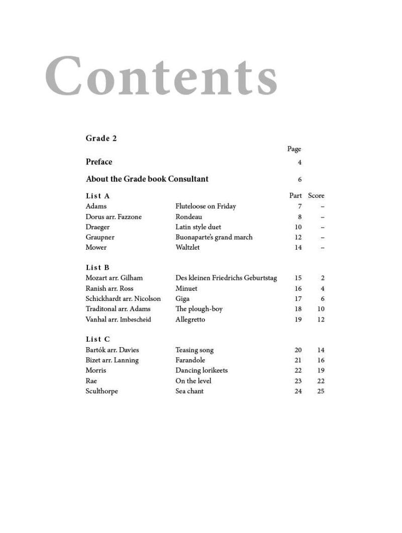 AMEB Flute Series 4 Grade 2 Grade Book — view 2