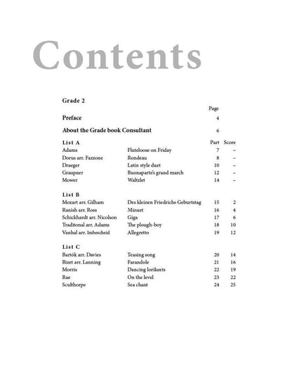 AMEB Flute Series 4 Grade 2 Grade Book — view 2