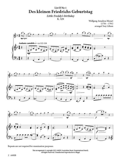 AMEB Flute Series 4 Grade 2 Grade Book — view 4