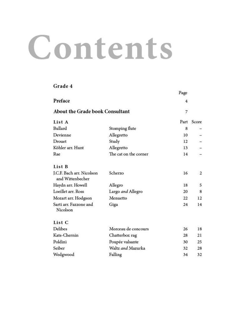 AMEB Flute Series 4 Grade 4 Book — view 2