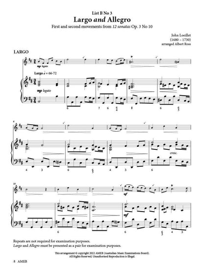 AMEB Flute Series 4 Grade 4 Book — view 4