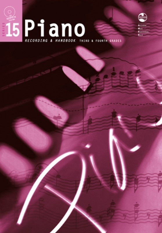 AMEB Piano Grade 3 To 4 Series 15 CD/Handbook (Softcover Book/CD)