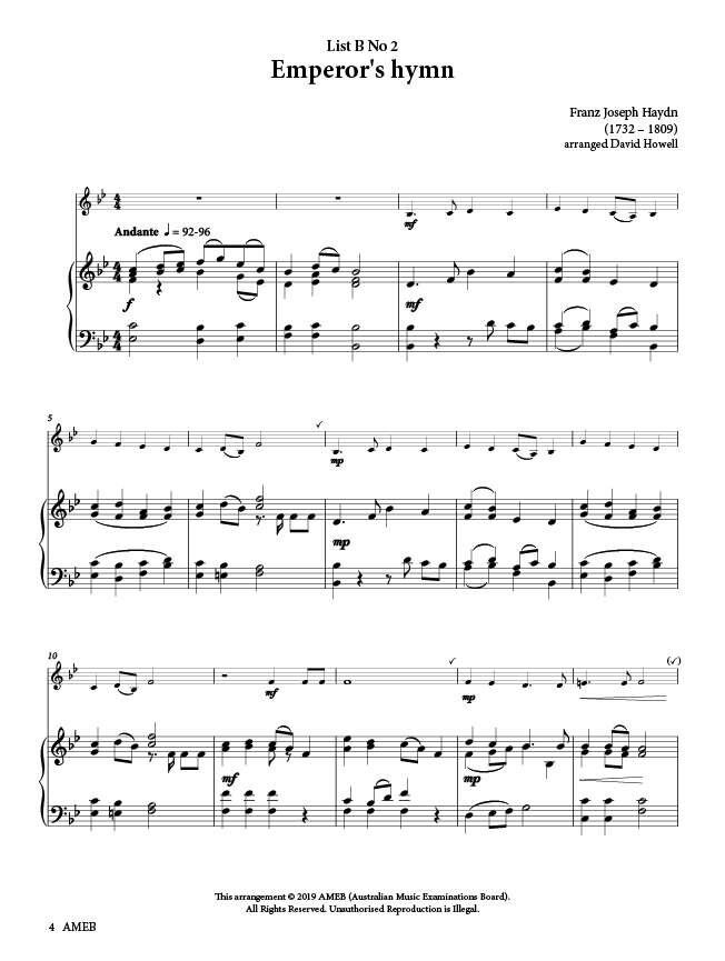 AMEB Trumpet Series 2 Grade 1 Book with Piano Accompaniment — view 4