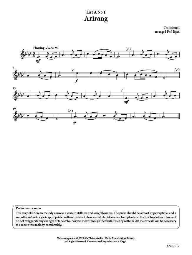 AMEB Trumpet Series 2 Grade 4 Book with Piano Accompaniment — view 3