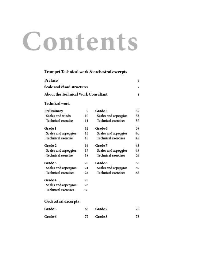 AMEB Trumpet Technical Work & Orchestral Excerpts 2019 — view 2