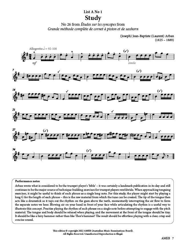 AMEB Trumpet Series 2 Grade 5 Book — view 3