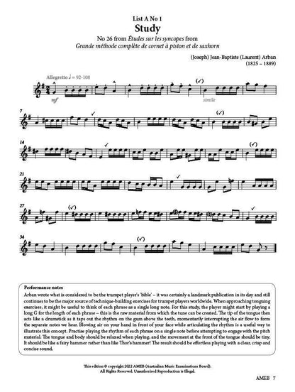 AMEB Trumpet Series 2 Grade 5 Book — view 3