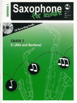 AMEB Saxophone for Leisure — Grade 3, E Flat, Book & CD, Series 1 (AMEB)