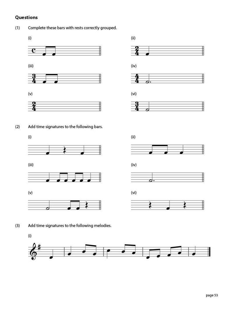 AMEB Theory of Music Grade 1 Workbook — view 4
