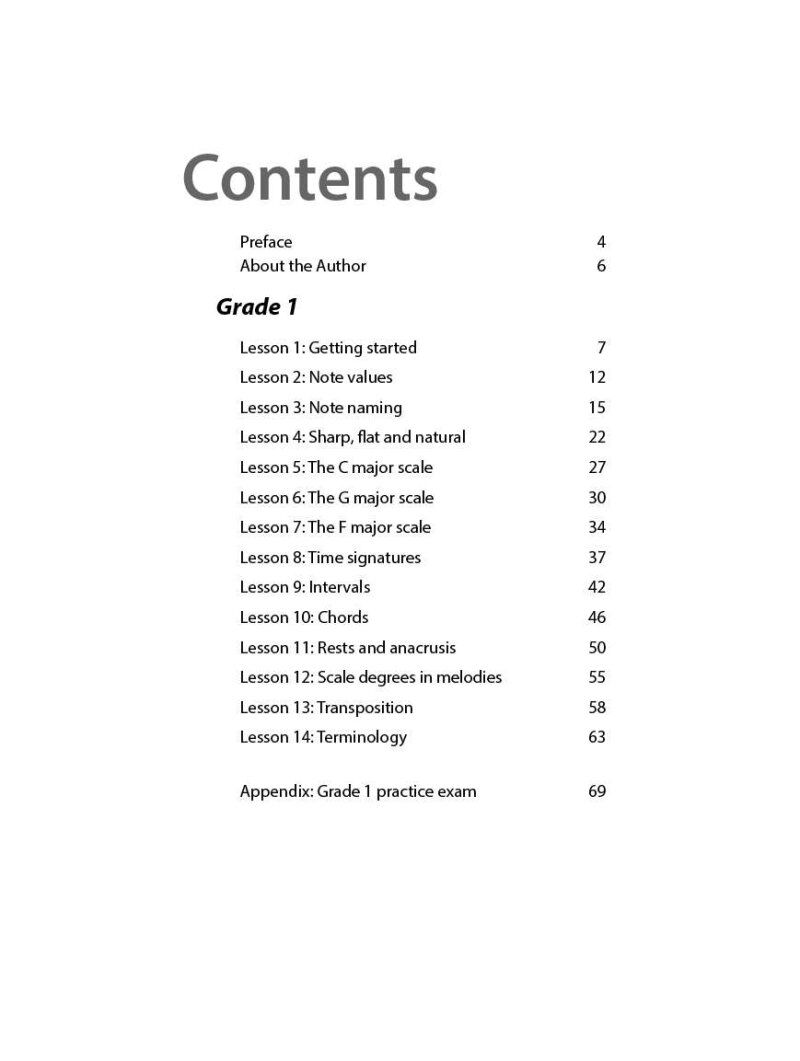 AMEB Theory of Music Grade 1 Workbook — view 2