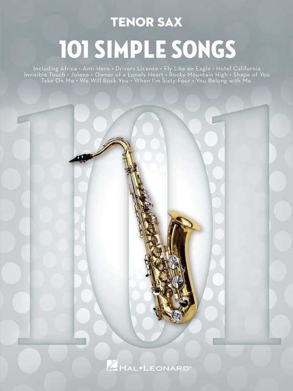 101 Simple Songs For Tenor Sax (Hal Leonard)