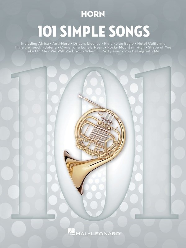 101 Simple Songs For Horn (Hal Leonard)