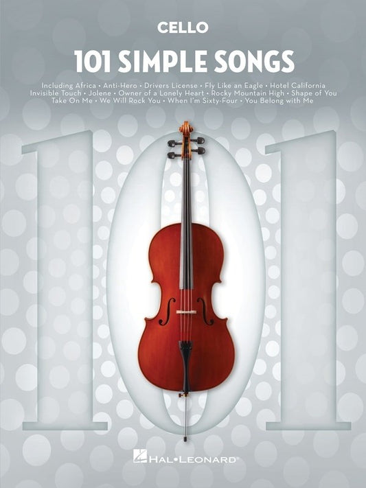 101 Simple Songs For Cello (Hal Leonard)