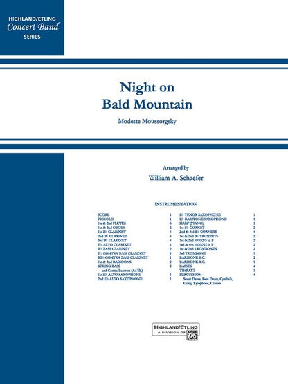 Night On Bald Mountain Concert Band Gr 4