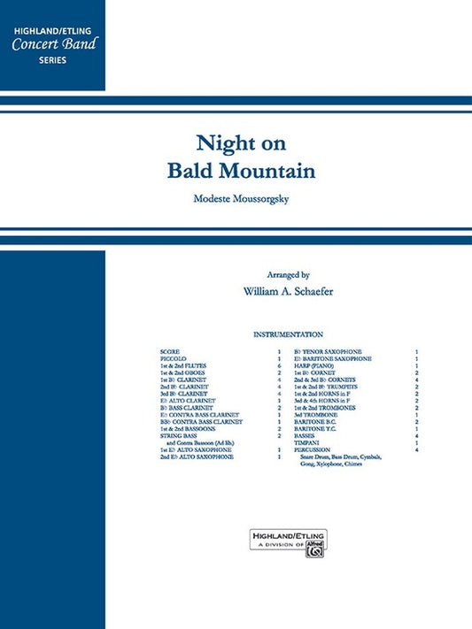 Night On Bald Mountain Concert Band Gr 4