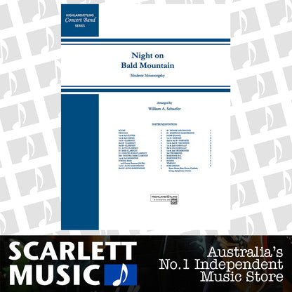 Night On Bald Mountain Concert Band Gr 4 — view 2