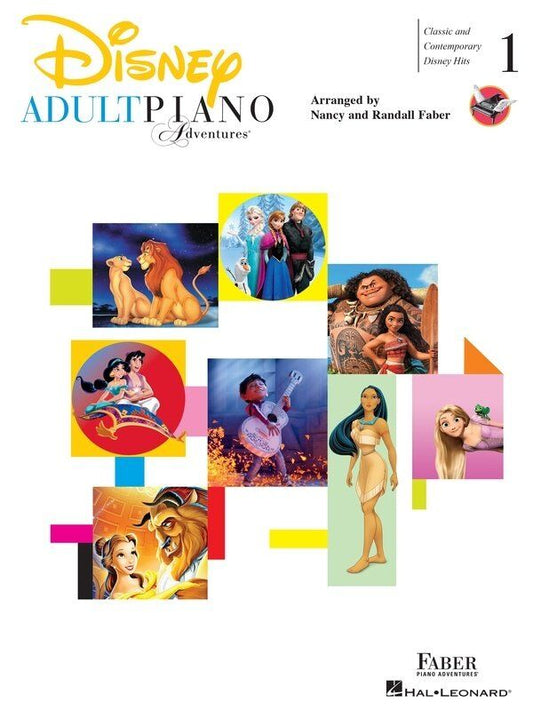 Adult Piano Adventures Disney Book 1 - 80 Pages of Beloved Disney Hits for Beginner Adult Learners