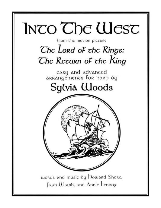Into the West (Lord of the Rings) — Harp Solo (Hal Leonard)