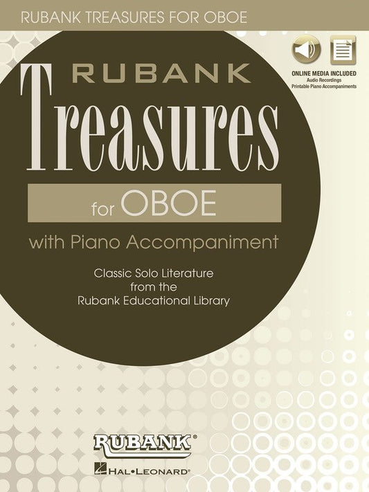 Rubank Treasures for Oboe — Book/Online Media (Rubank Publications)