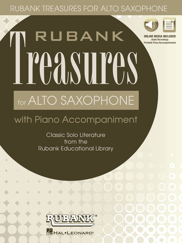 Rubank Treasures for Alto Saxophone — Book/Online Media (Rubank Publications)