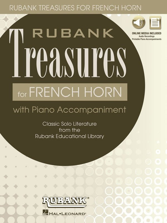 Rubank Treasures for French Horn — Book/Online Media (Rubank Publications)