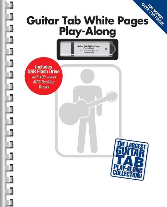 Guitar TAB White Pages Play-Along — Guitar TAB, Book & USB (Hal Leonard)