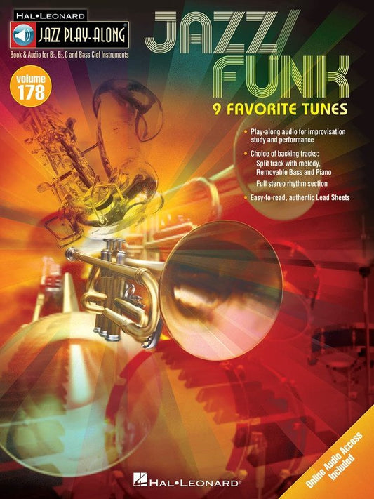 Jazz/Funk — Jazz Play-Along Vol. 178, Book/Online Audio (Hal Leonard)